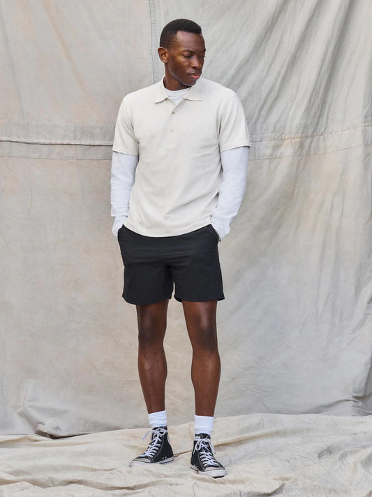 LINEN PIQUE POLO