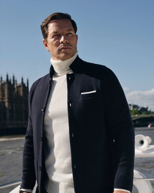 007 CLASSIC POLO NECK CASHMERE JUMPER