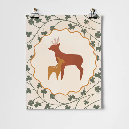 Deer with Fawn