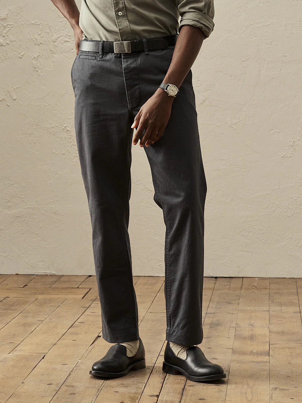 SLUB TWILL MAVERICK SLIM OFFICER PANT