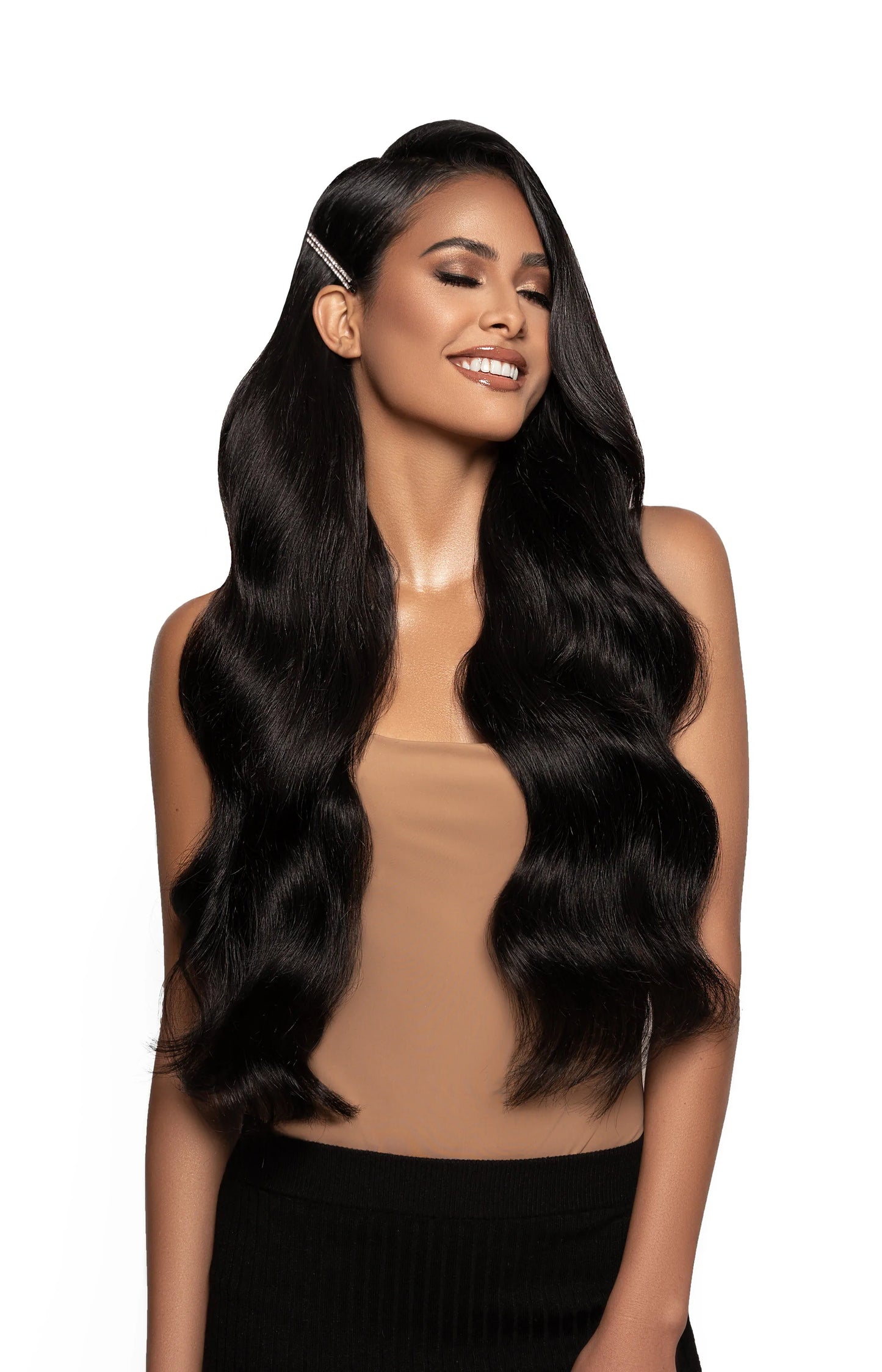 Jet Black Clip In
