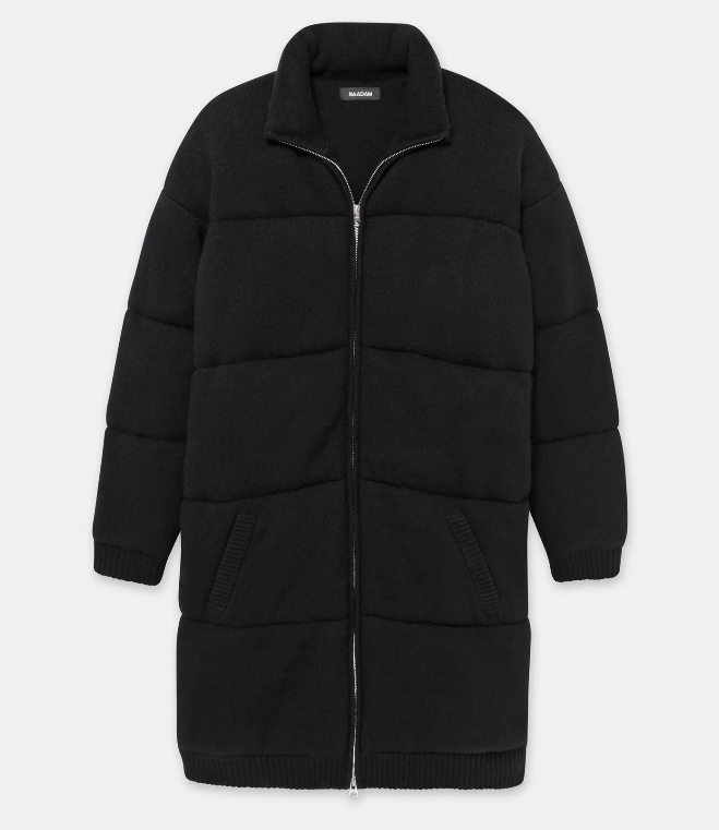 Merino Cashmere Long Puffer Coat