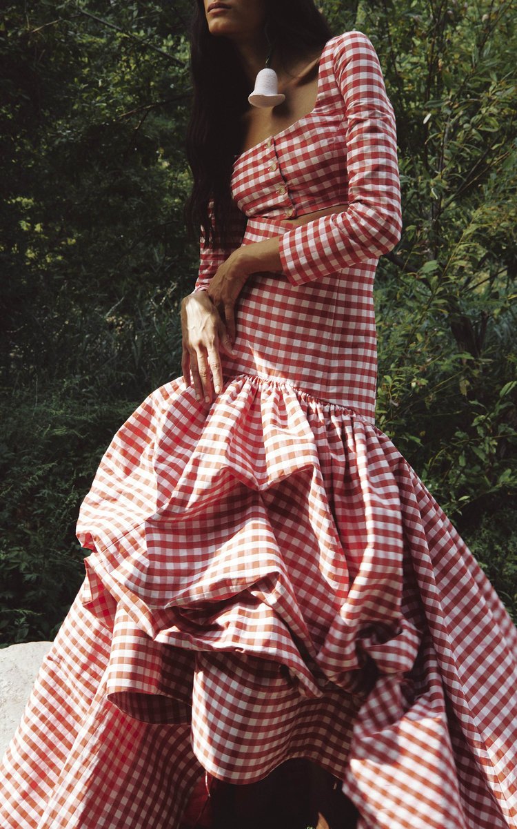 Gingham Crop Top