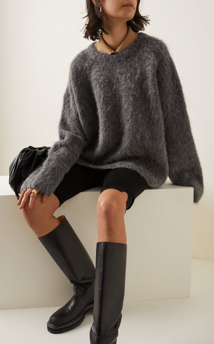 Brushed Alpaca Sweater