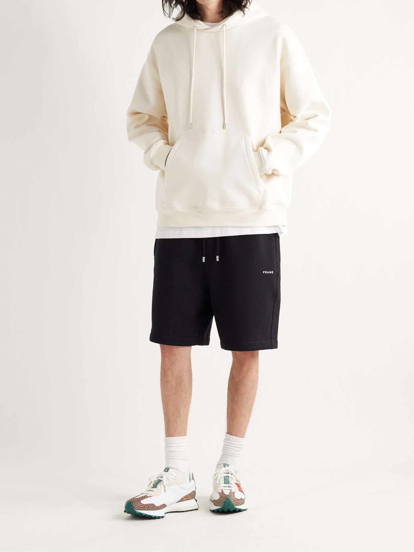 Logo-Appliquéd Fleece-Back Cotton-Blend Jersey Hoodie